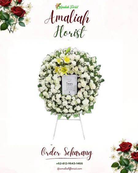 Krans Bunga Duka Sukalarang